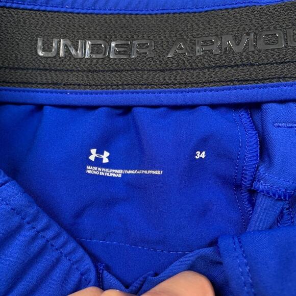 Under Armour Shorts Mens 34 Ocean Blue 10 in Inseam Lightweight Performance Golf - Picture 6 of 9